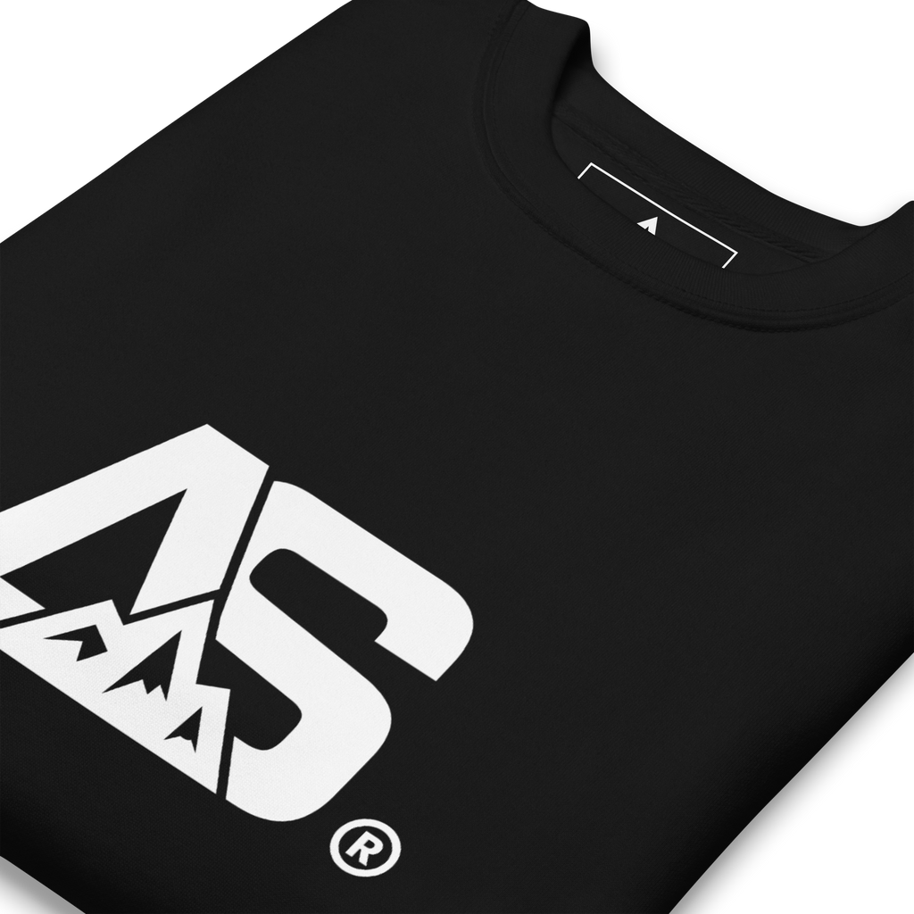 ALPINSTOFF® Premium Crewneck – White Monogram Edition