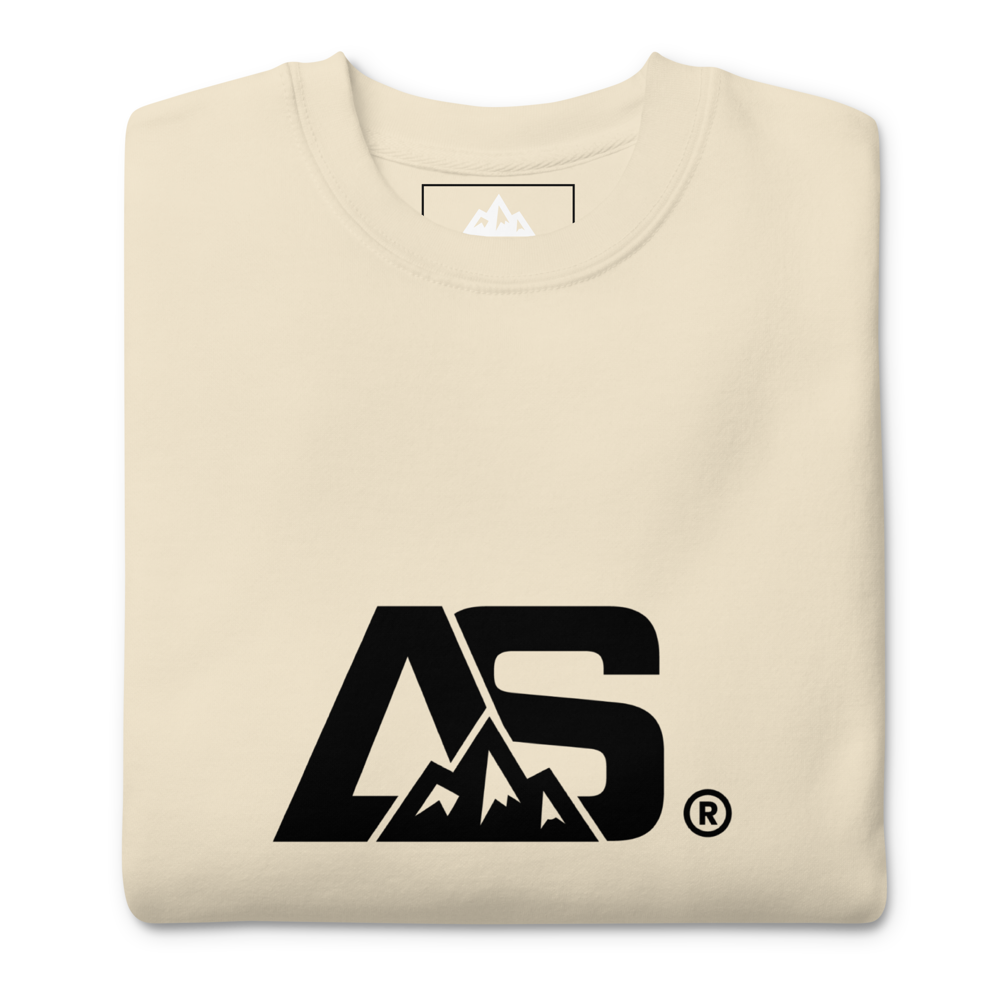 ALPINSTOFF® Premium Crewneck – Black Monogram Edition