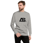 ALPINSTOFF® Premium Crewneck – Black Monogram Edition