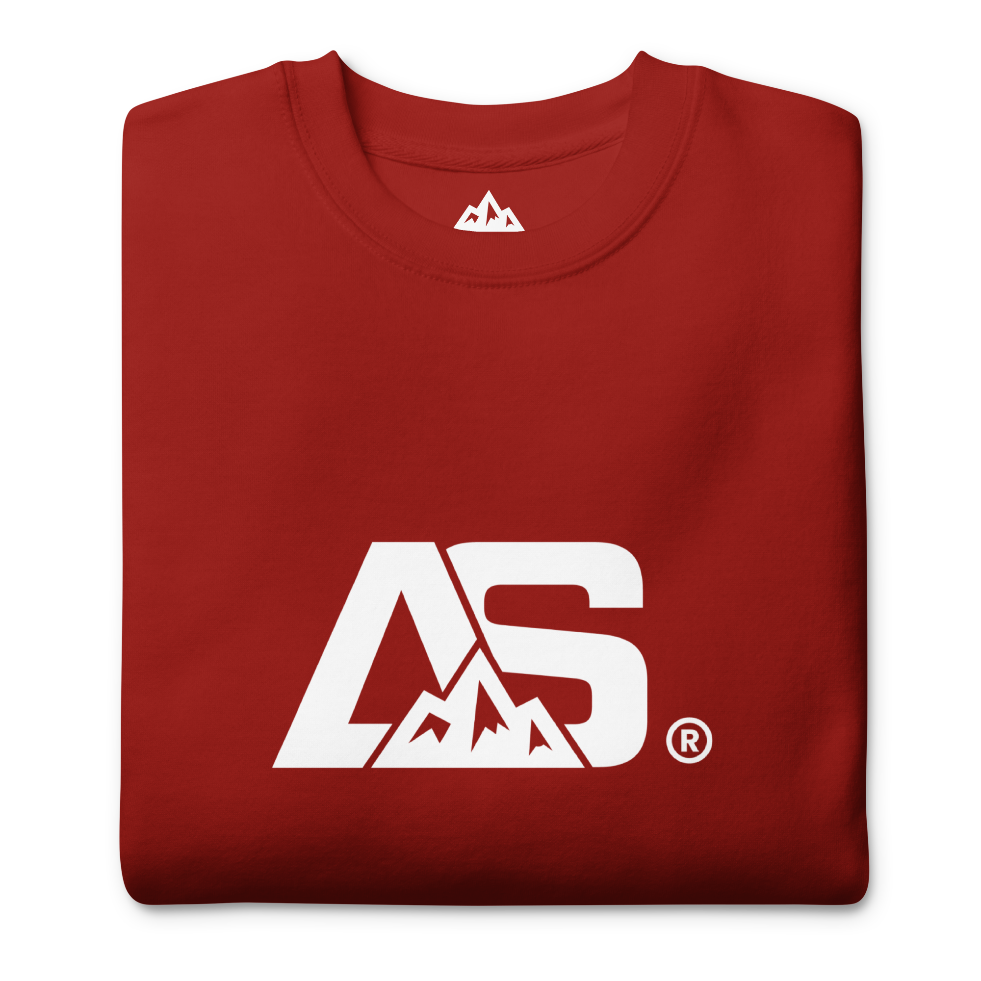 ALPINSTOFF® Premium Crewneck – White Monogram Edition