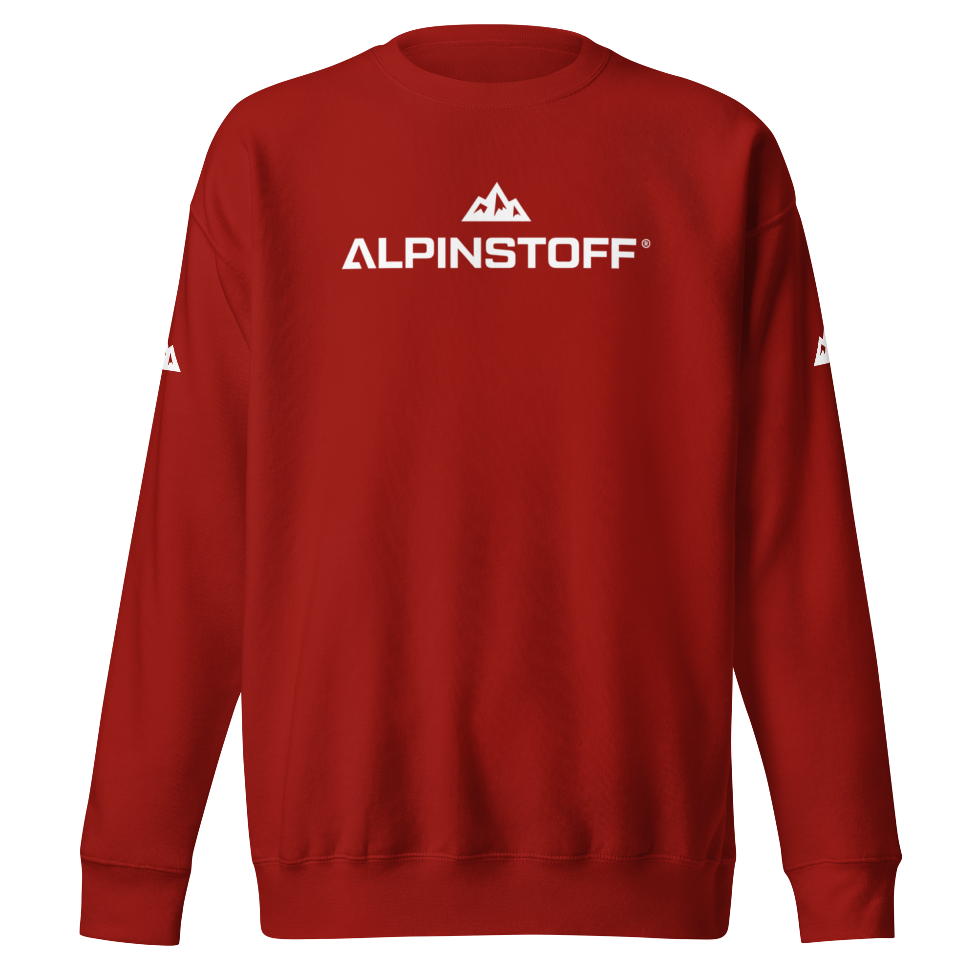 ALPINSTOFF® Premium Crewneck – White Print Edition