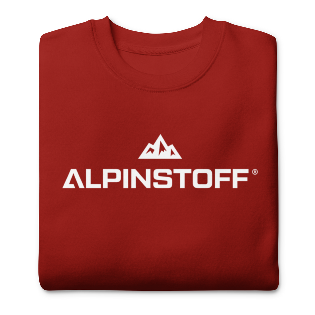 ALPINSTOFF® Premium Crewneck – White Print Edition