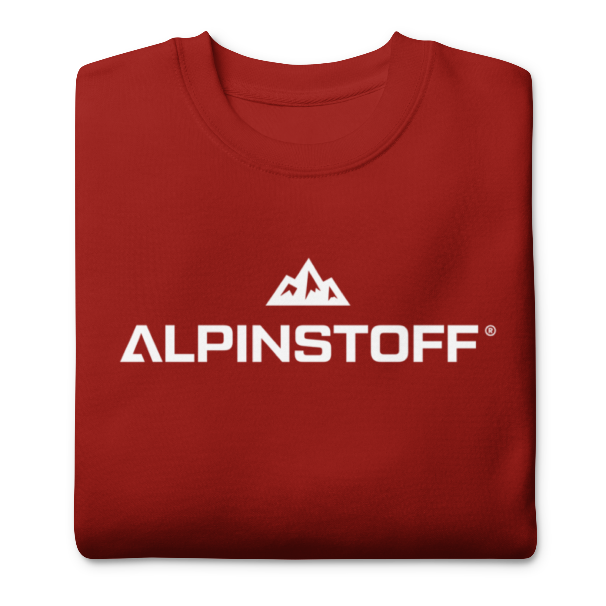 ALPINSTOFF® Premium Crewneck – White Print Edition