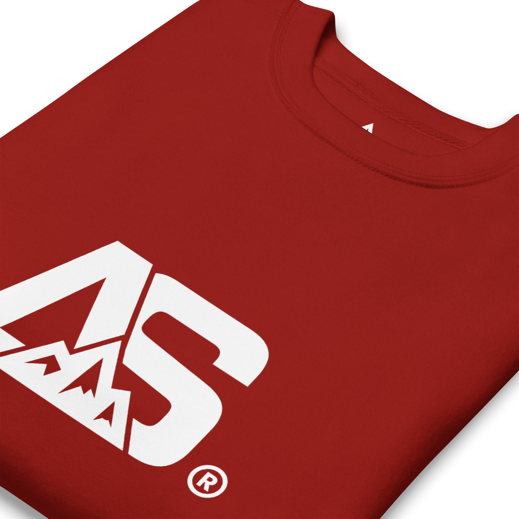 ALPINSTOFF® Premium Crewneck – White Monogram Edition