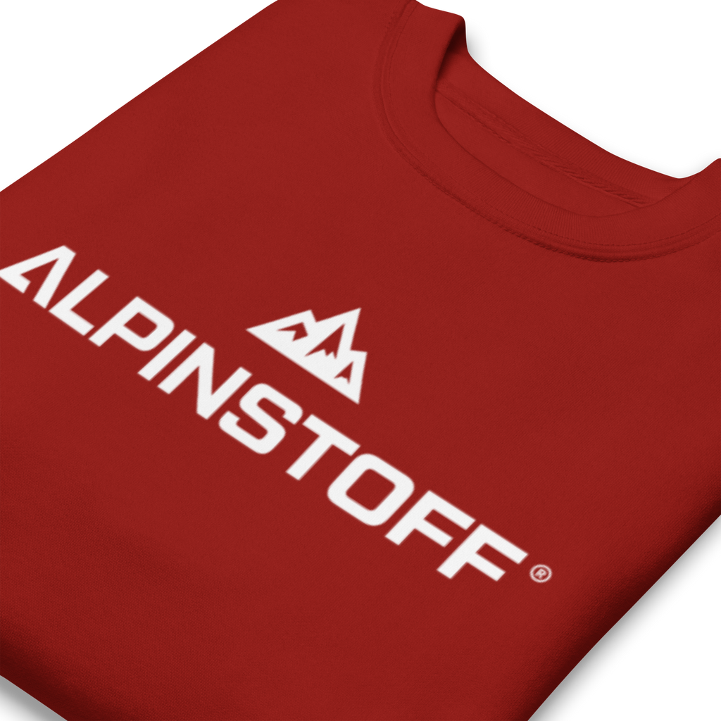 ALPINSTOFF® Premium Crewneck – White Print Edition