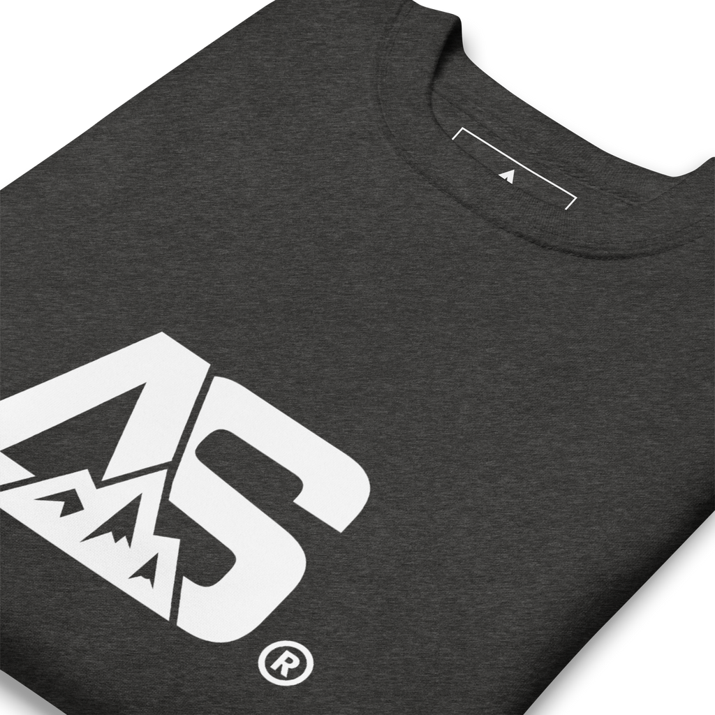 ALPINSTOFF® Premium Crewneck – White Monogram Edition