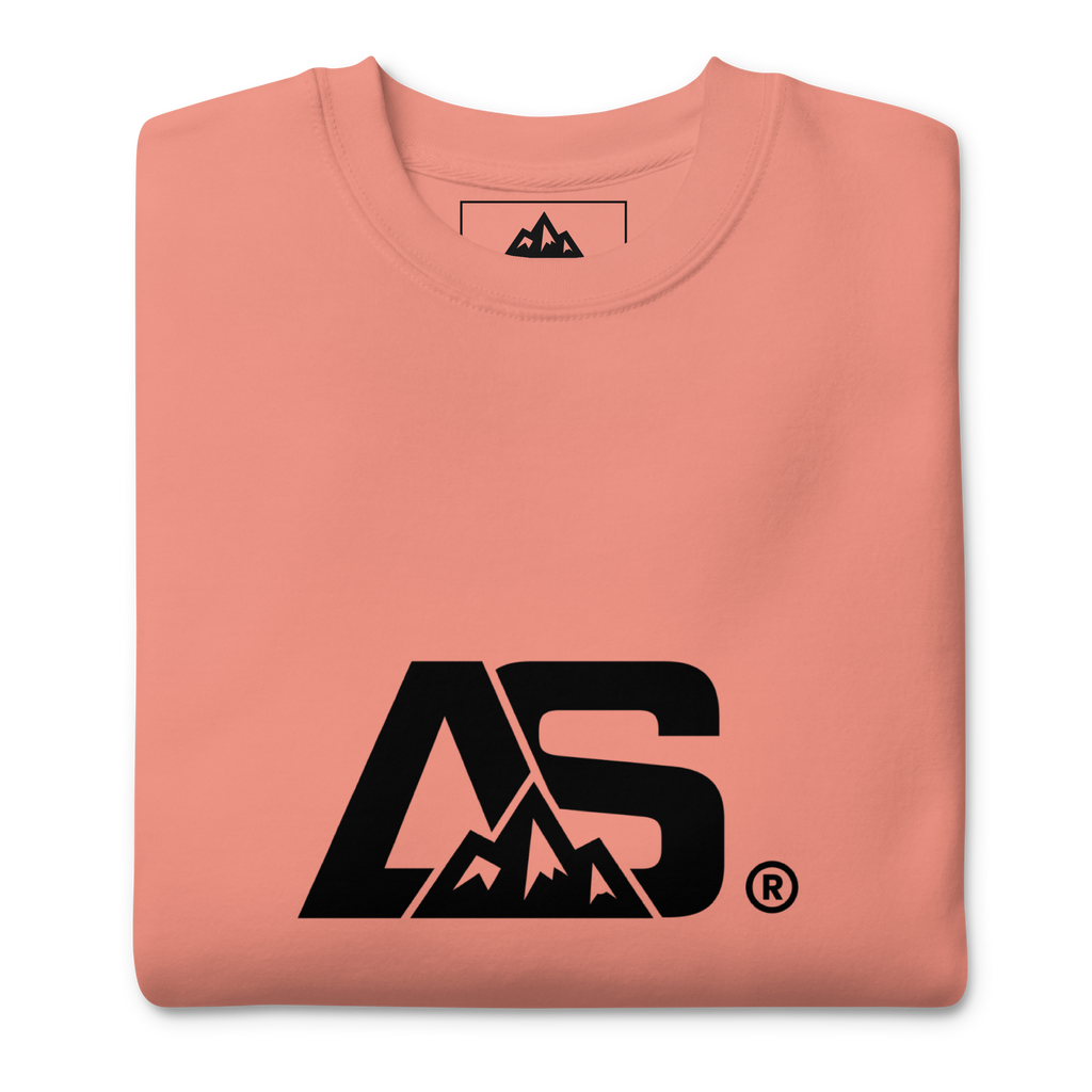 ALPINSTOFF® Premium Crewneck – Black Monogram Edition