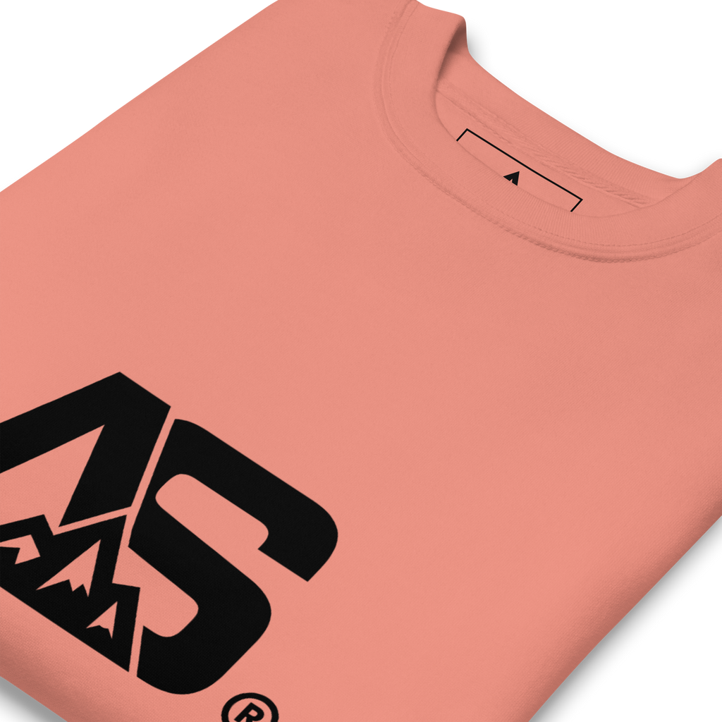 ALPINSTOFF® Premium Crewneck – Black Monogram Edition