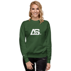 ALPINSTOFF® Premium Crewneck – White Monogram Edition