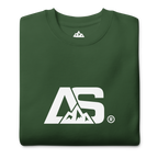 ALPINSTOFF® Premium Crewneck – White Monogram Edition