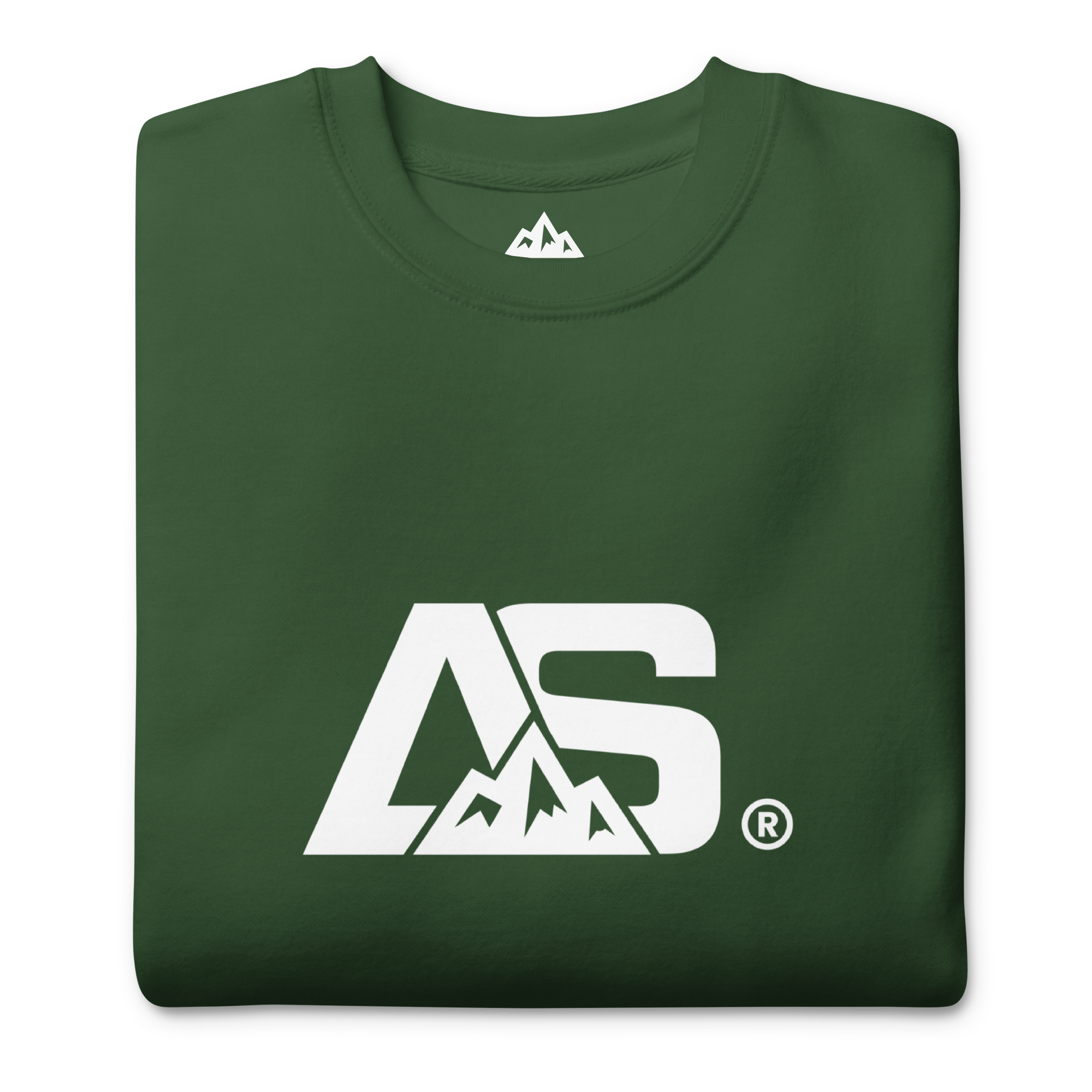 ALPINSTOFF® Premium Crewneck – White Monogram Edition