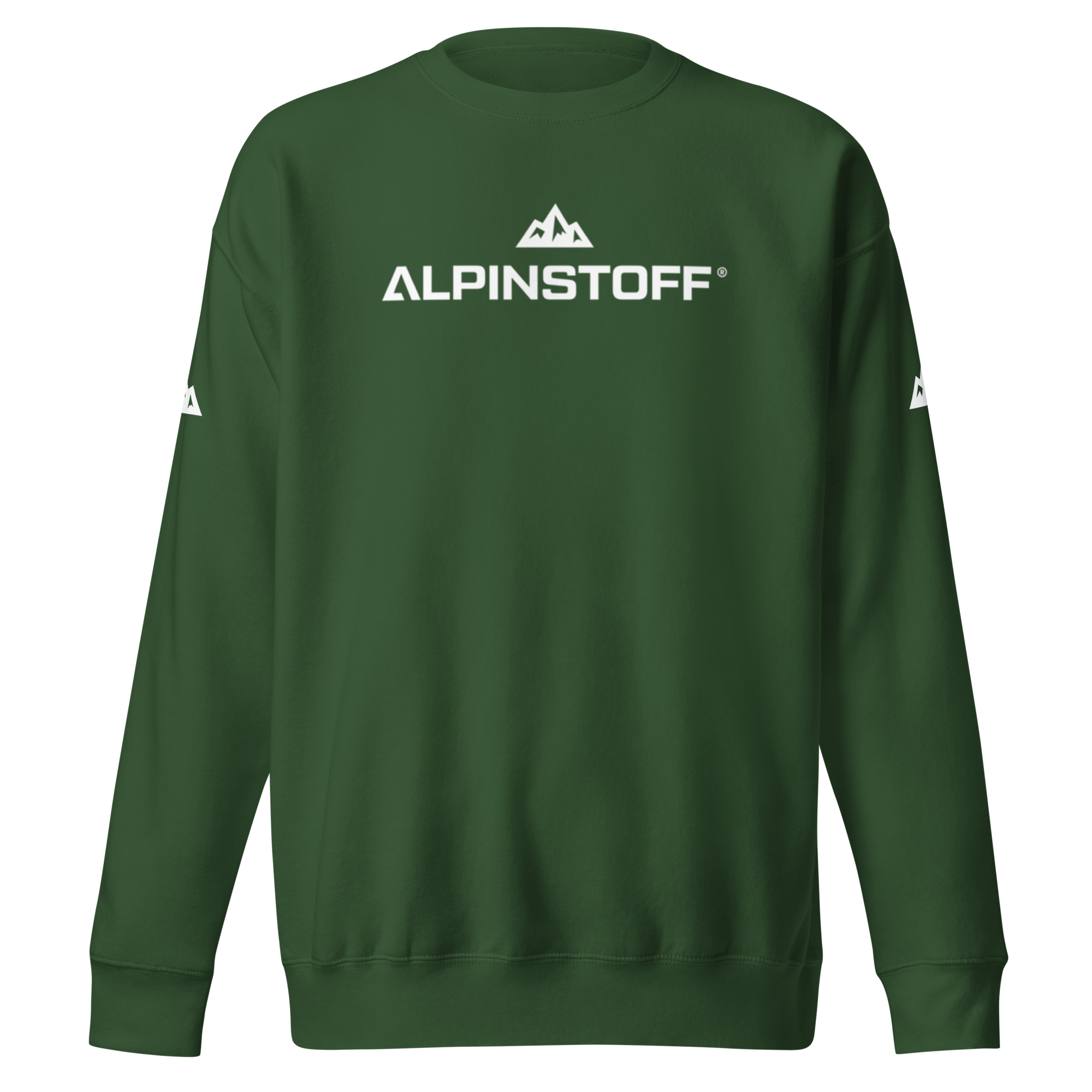 ALPINSTOFF® Premium Crewneck – White Print Edition