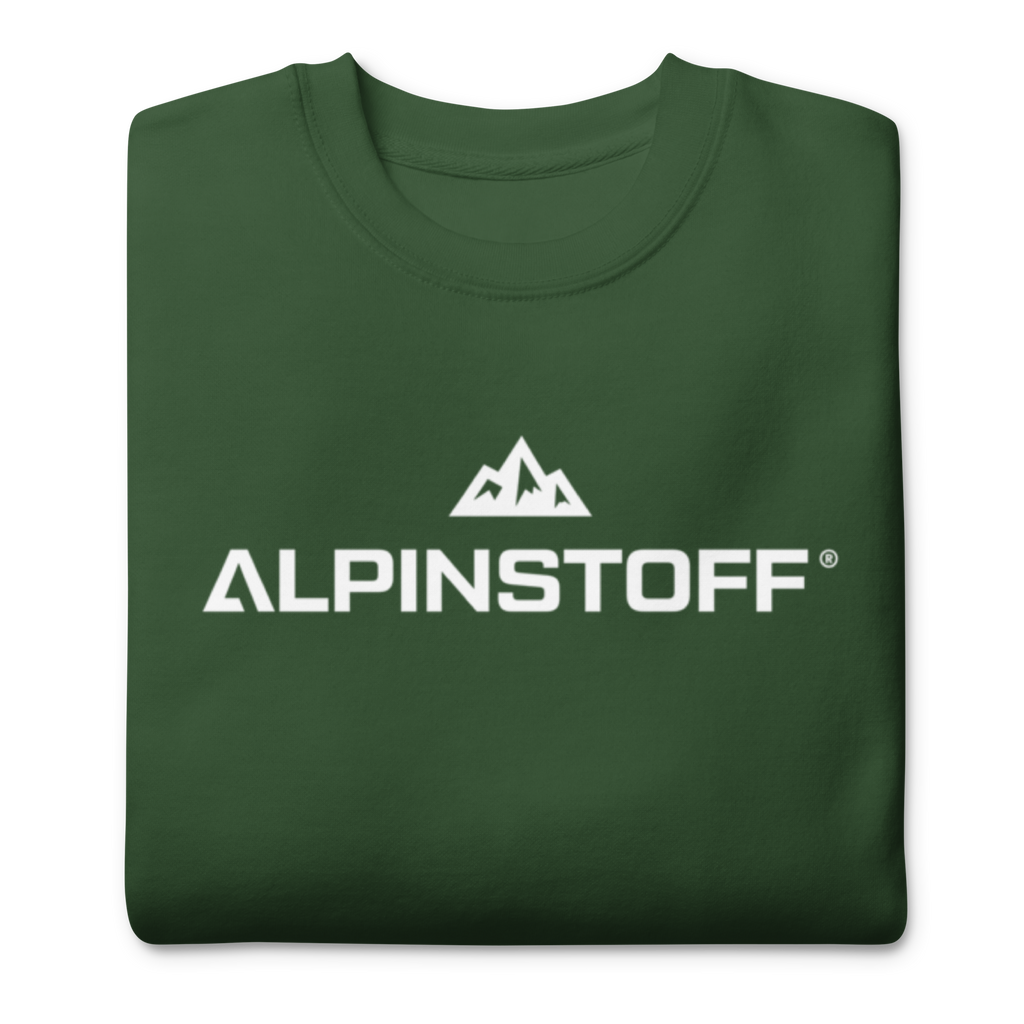 ALPINSTOFF® Premium Crewneck – White Print Edition