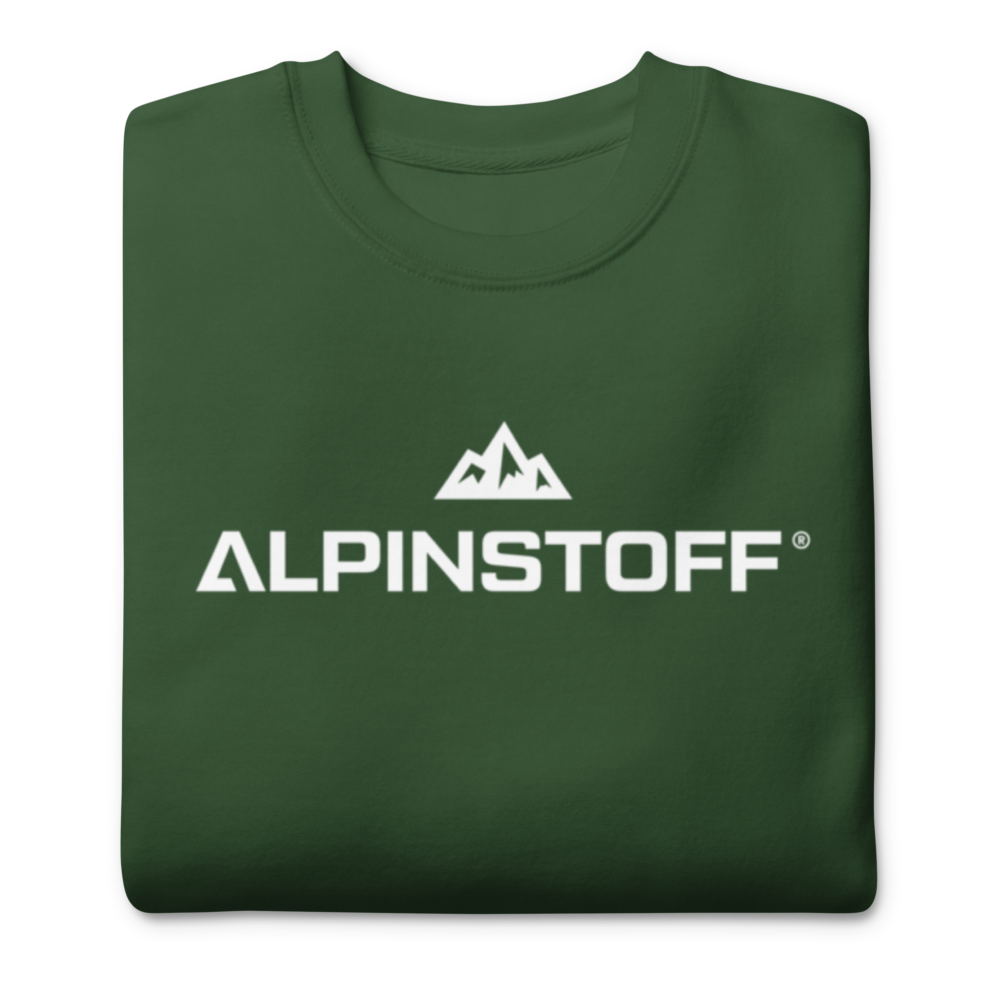 ALPINSTOFF® Premium Crewneck – White Print Edition