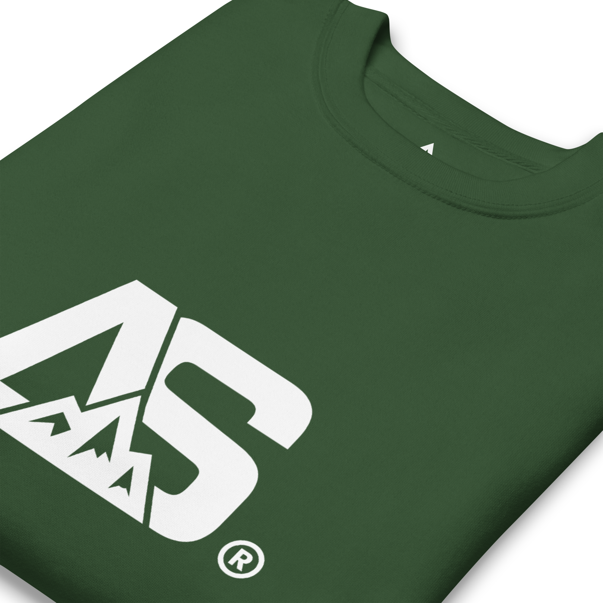ALPINSTOFF® Premium Crewneck – White Monogram Edition