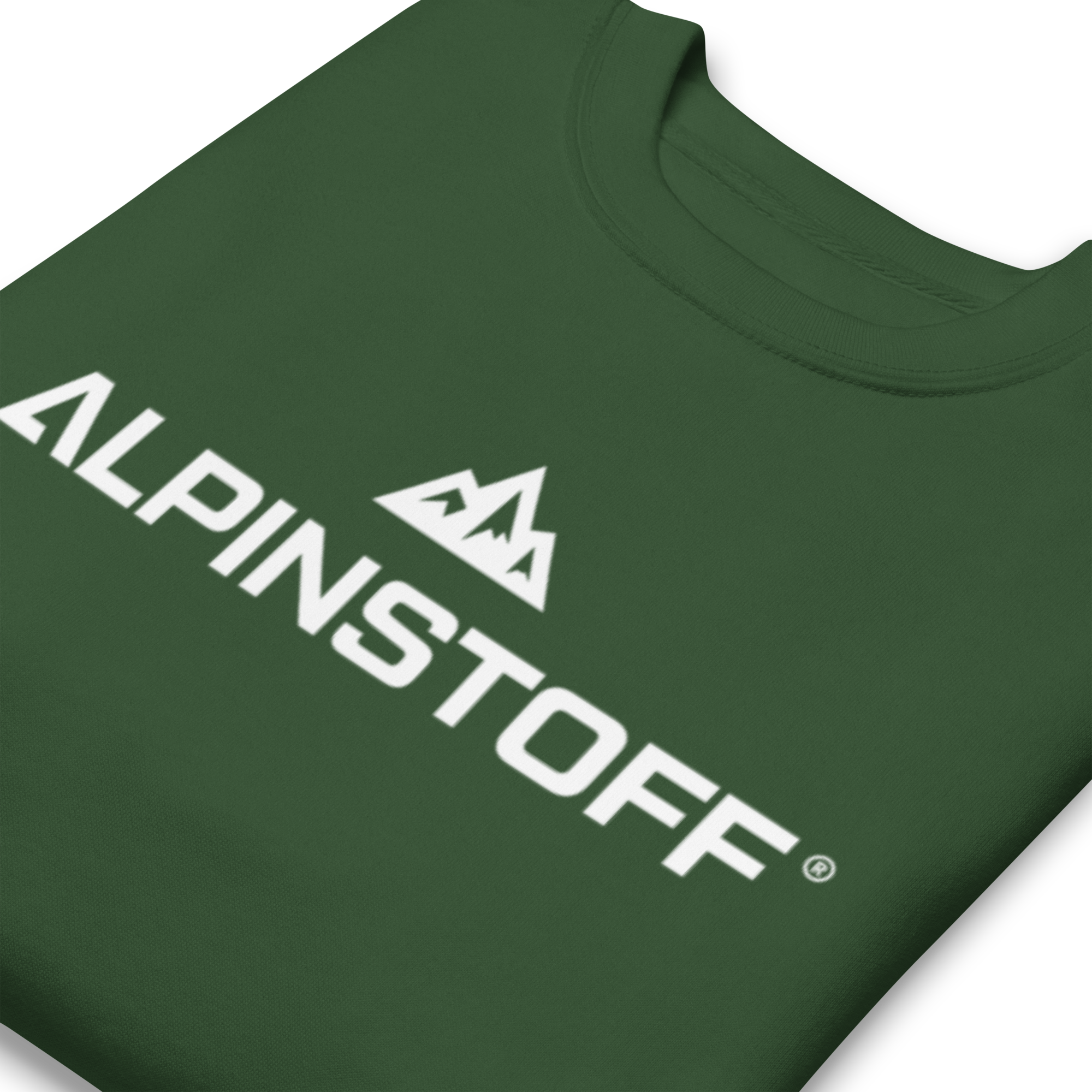 ALPINSTOFF® Premium Crewneck – White Print Edition