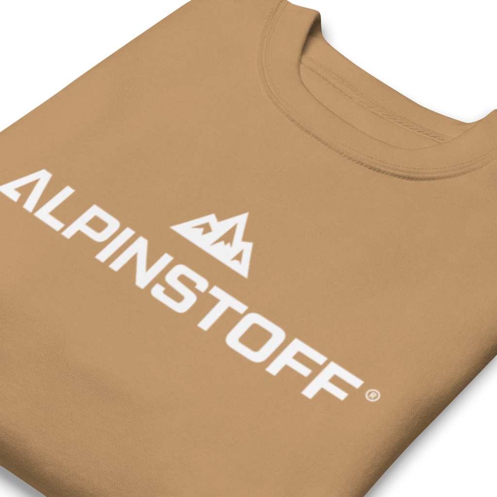 ALPINSTOFF® Premium Crewneck – White Print Edition