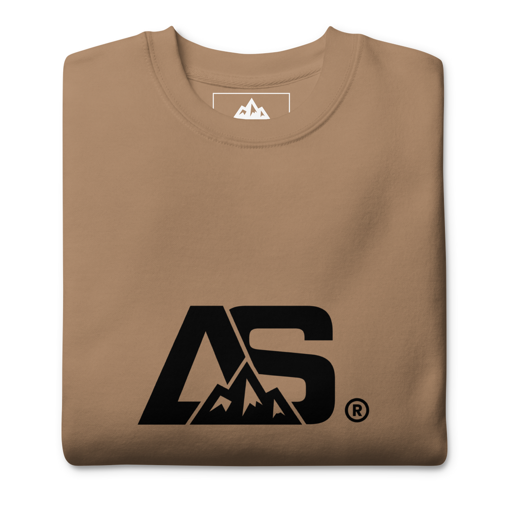 ALPINSTOFF® Premium Crewneck – Black Monogram Edition