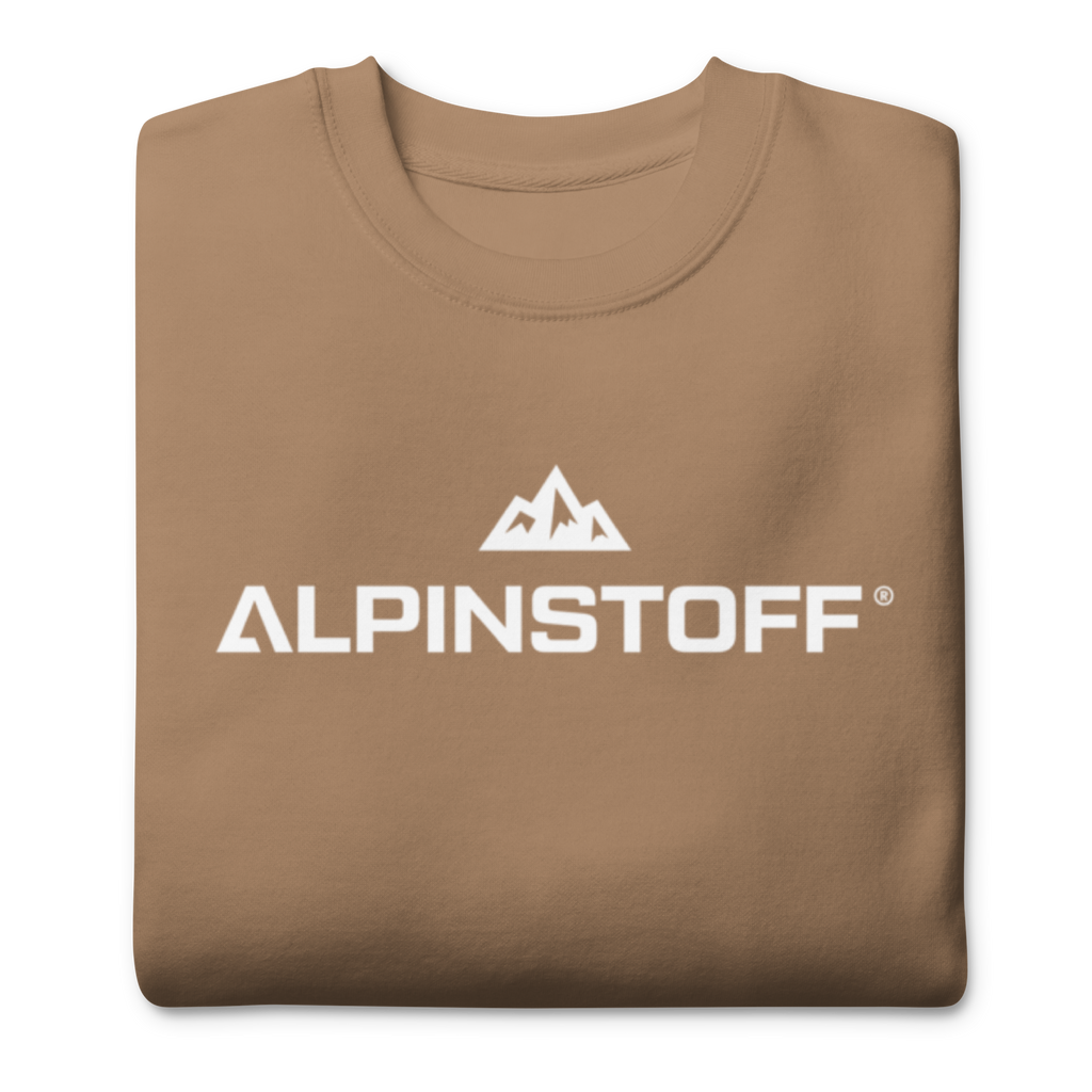 ALPINSTOFF® Premium Crewneck – White Print Edition