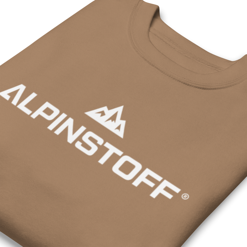 ALPINSTOFF® Premium Crewneck – White Print Edition