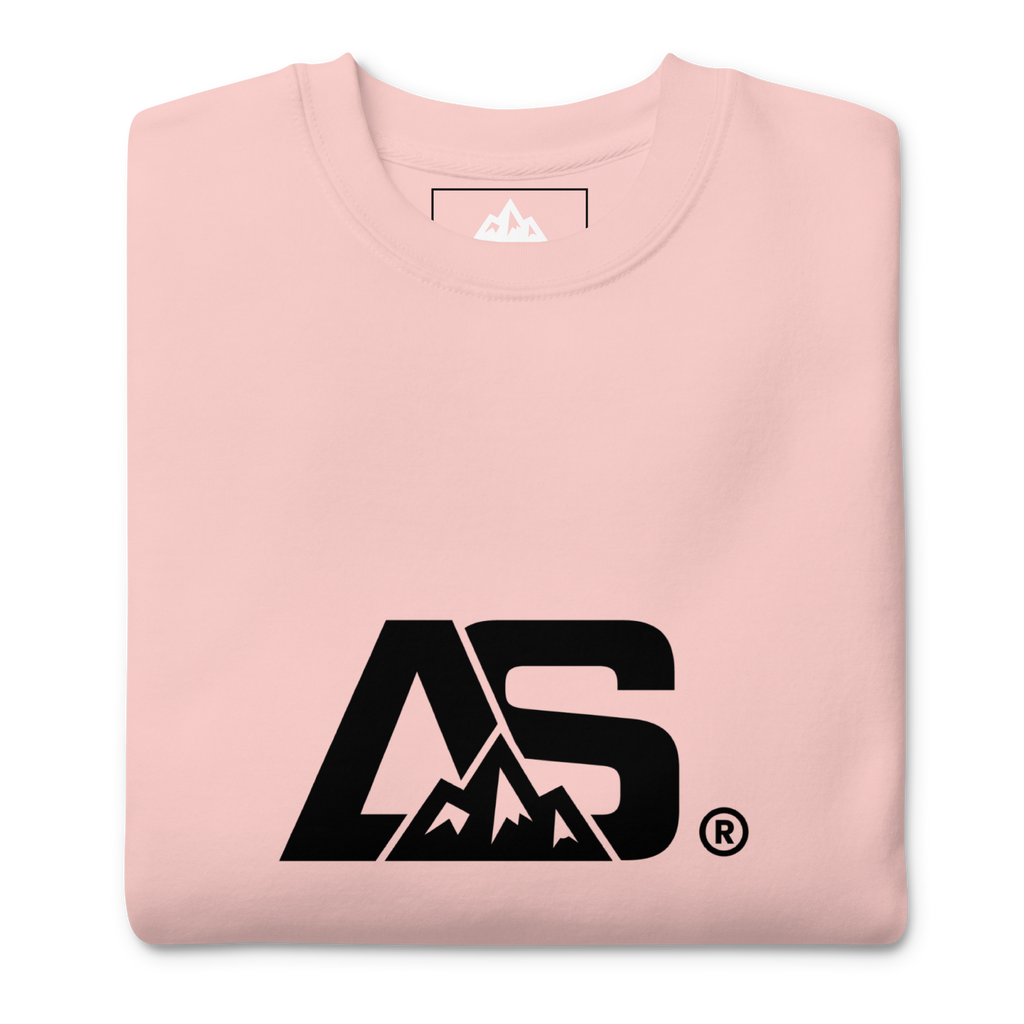 ALPINSTOFF® Premium Crewneck – Black Monogram Edition