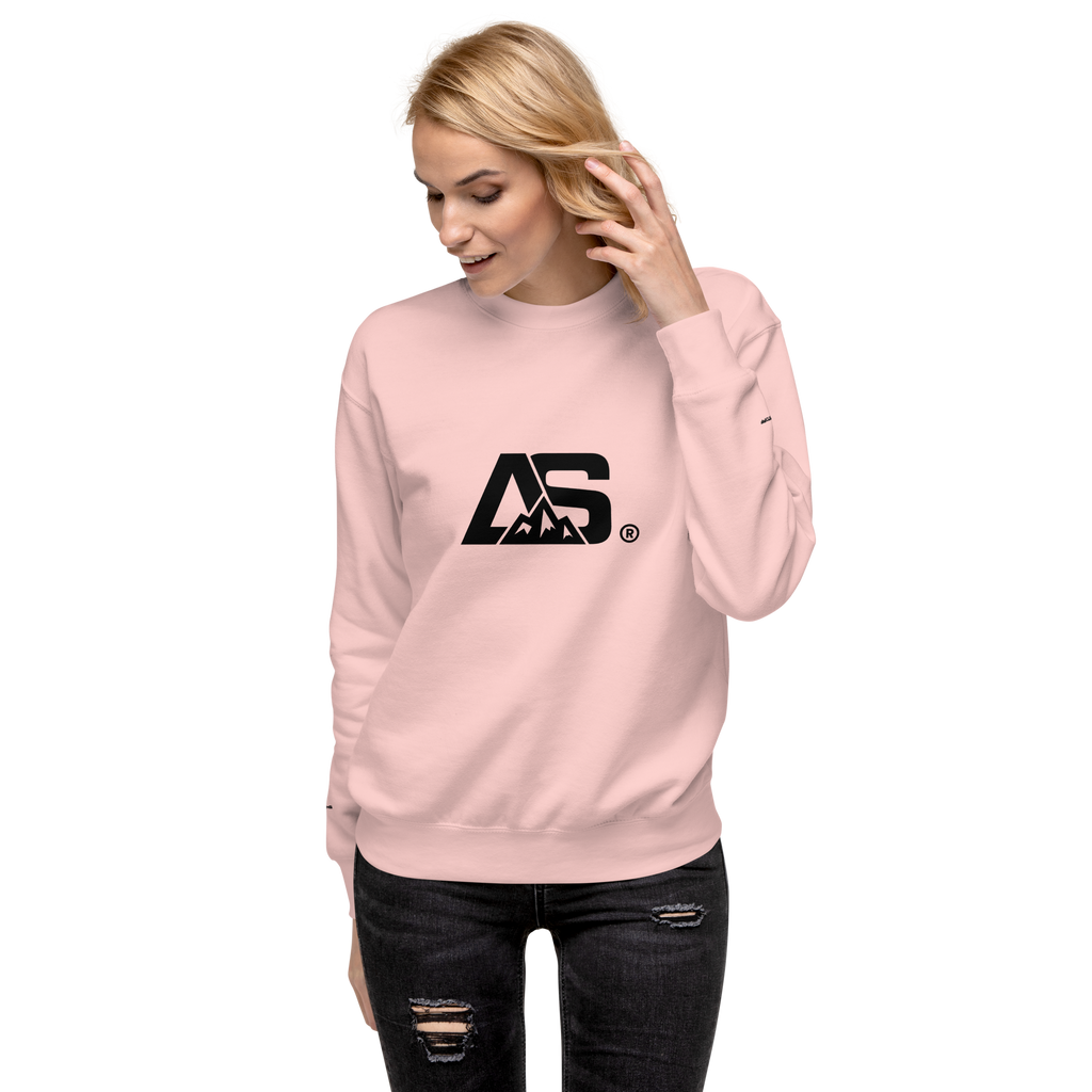 ALPINSTOFF® Premium Crewneck – Black Monogram Edition