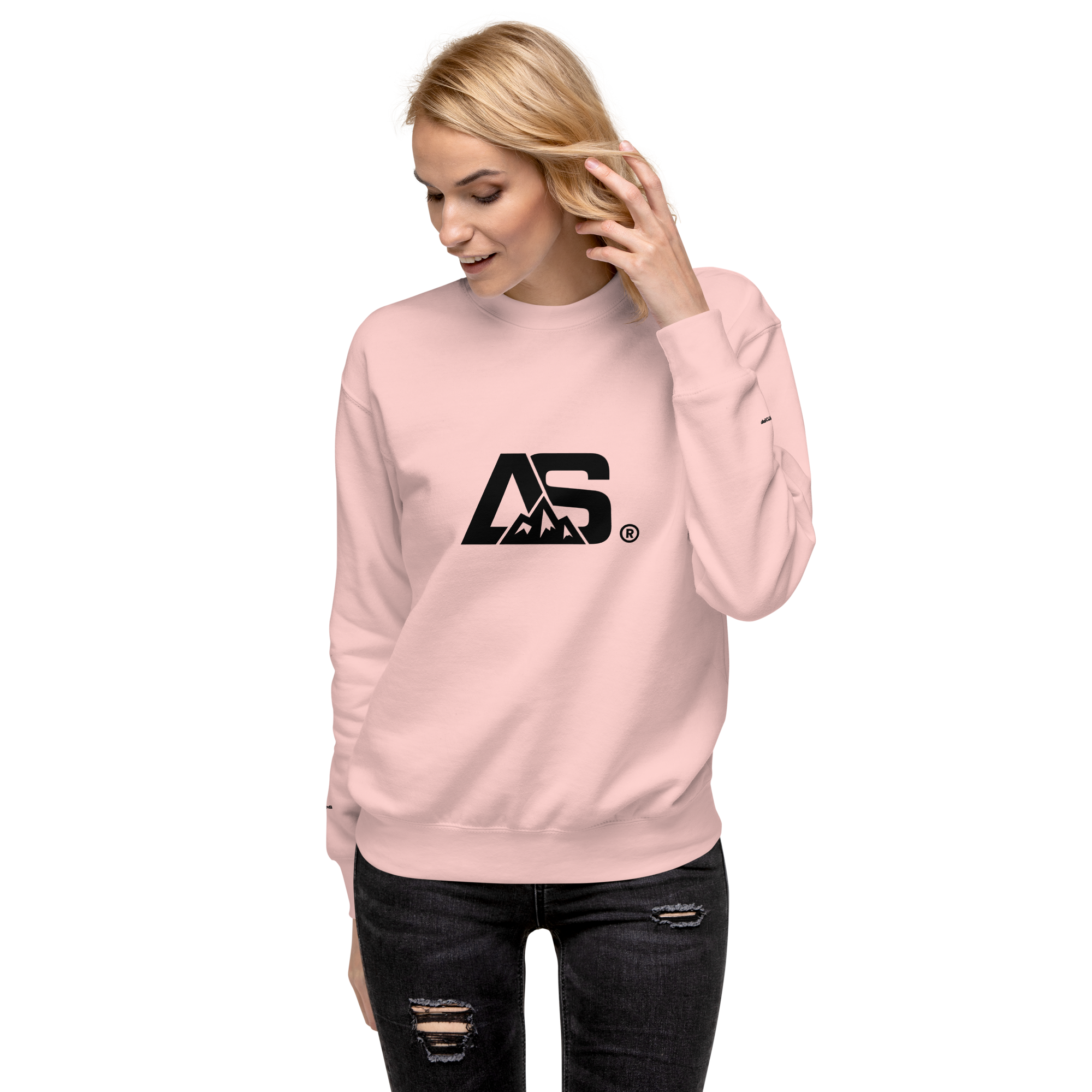 ALPINSTOFF® Premium Crewneck – Black Monogram Edition