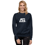 ALPINSTOFF® Premium Crewneck – White Monogram Edition