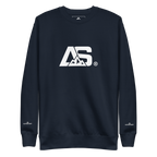 ALPINSTOFF® Premium Crewneck – White Monogram Edition