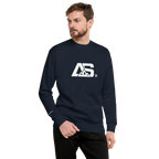 ALPINSTOFF® Premium Crewneck – White Monogram Edition