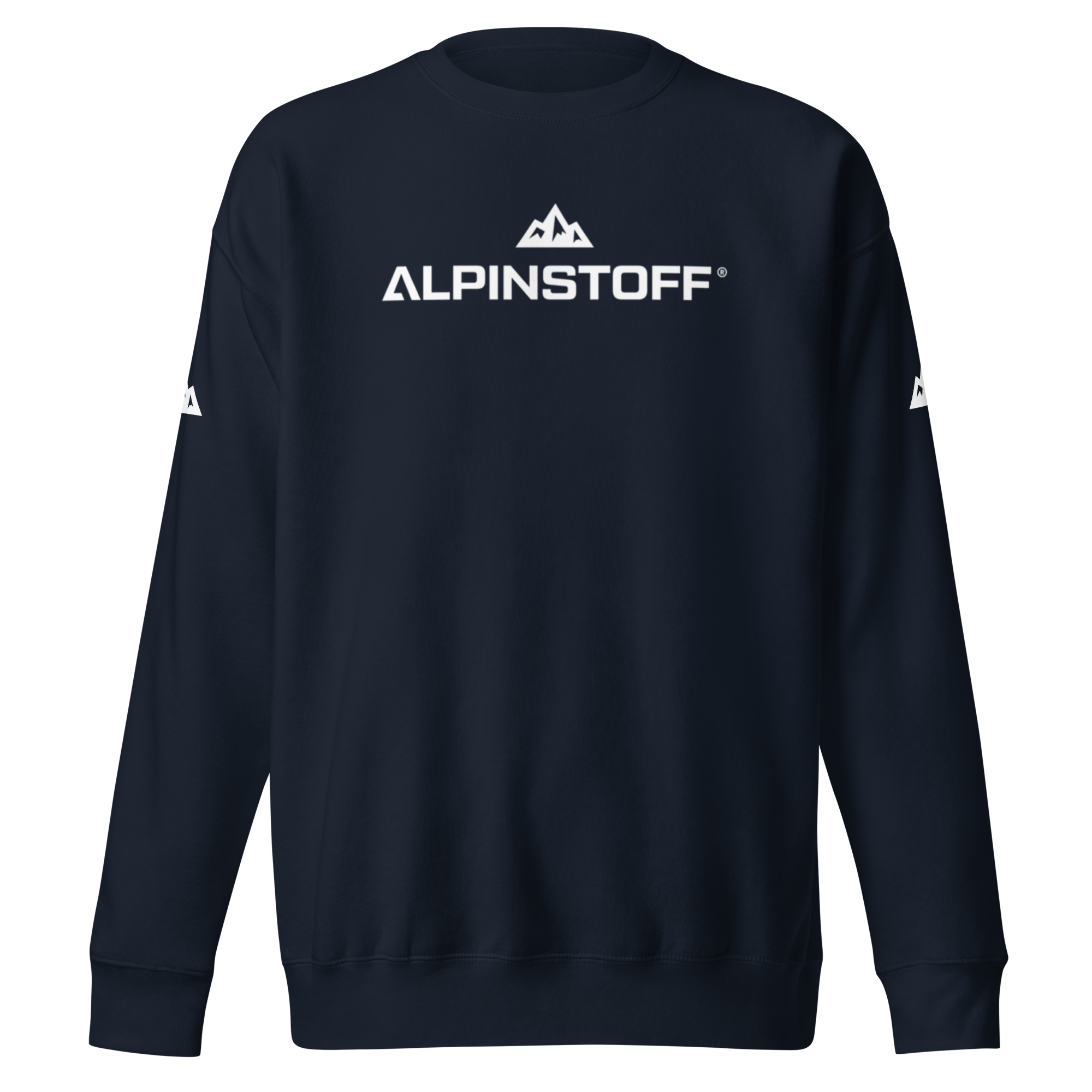 ALPINSTOFF® Premium Crewneck – White Print Edition