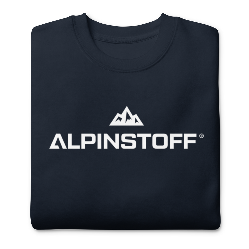 ALPINSTOFF® Premium Crewneck – White Print Edition