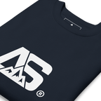 ALPINSTOFF® Premium Crewneck – White Monogram Edition