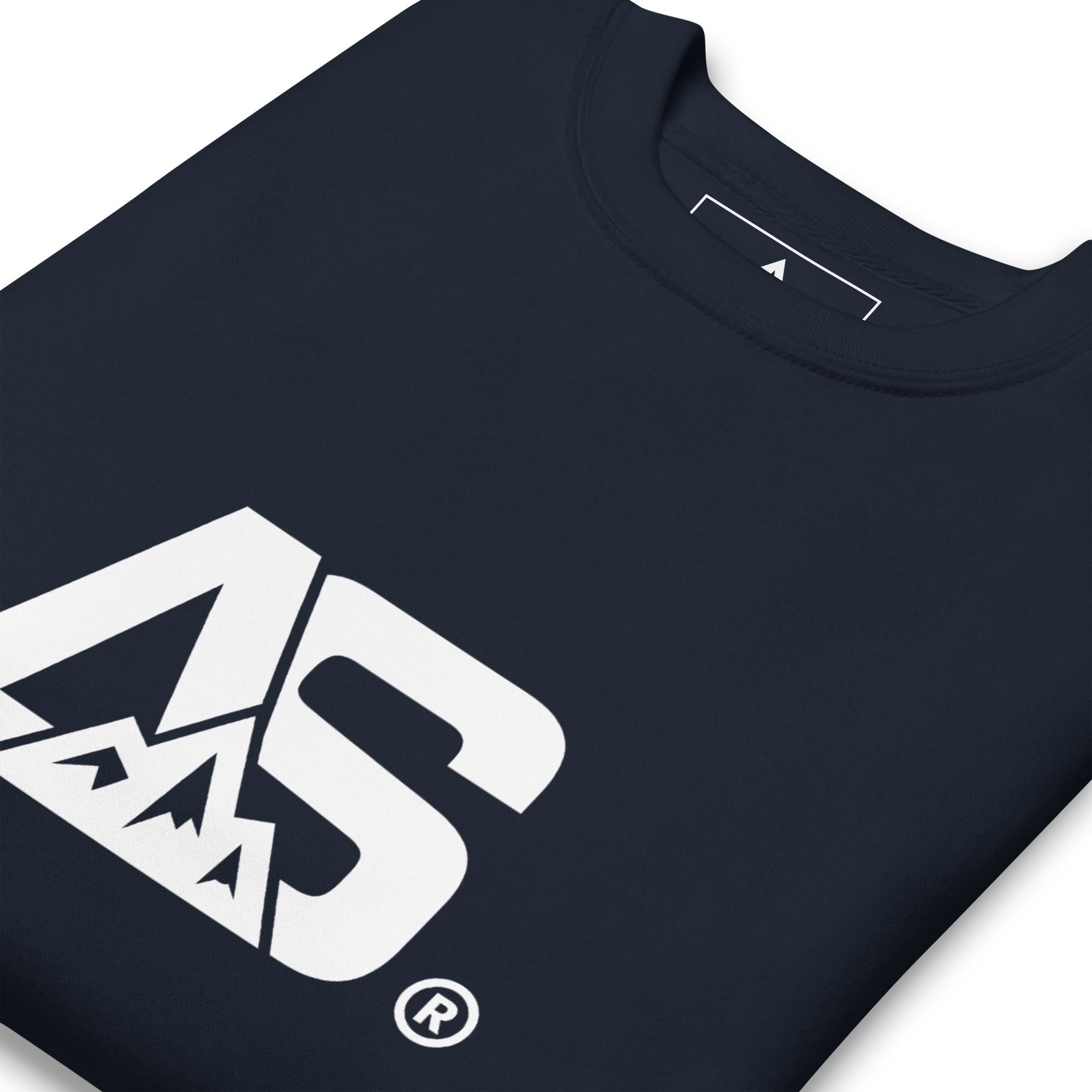 ALPINSTOFF® Premium Crewneck – White Monogram Edition