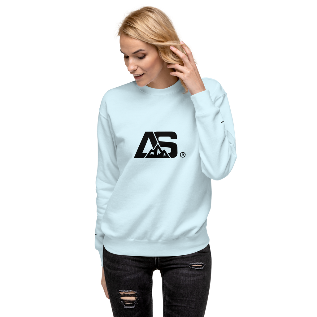 ALPINSTOFF® Premium Crewneck – Black Monogram Edition