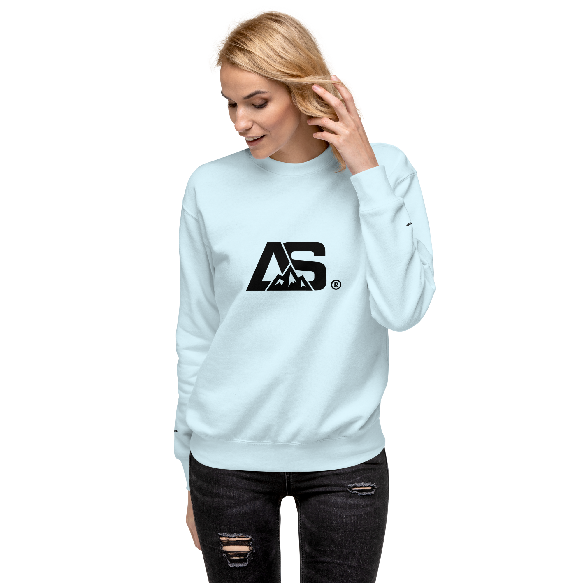 ALPINSTOFF® Premium Crewneck – Black Monogram Edition