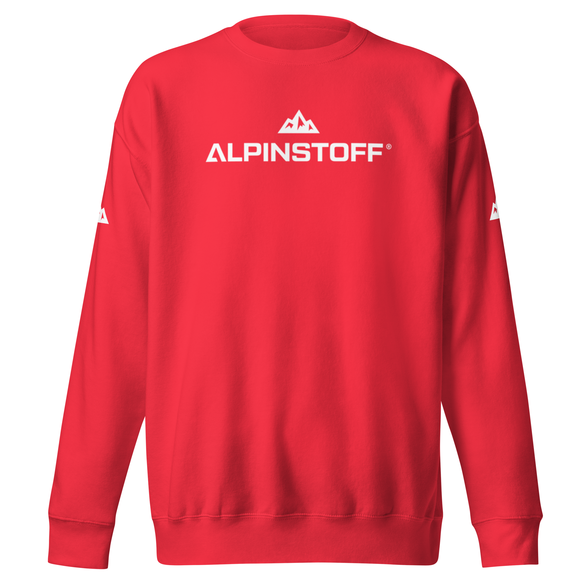 ALPINSTOFF® Premium Crewneck – White Print Edition