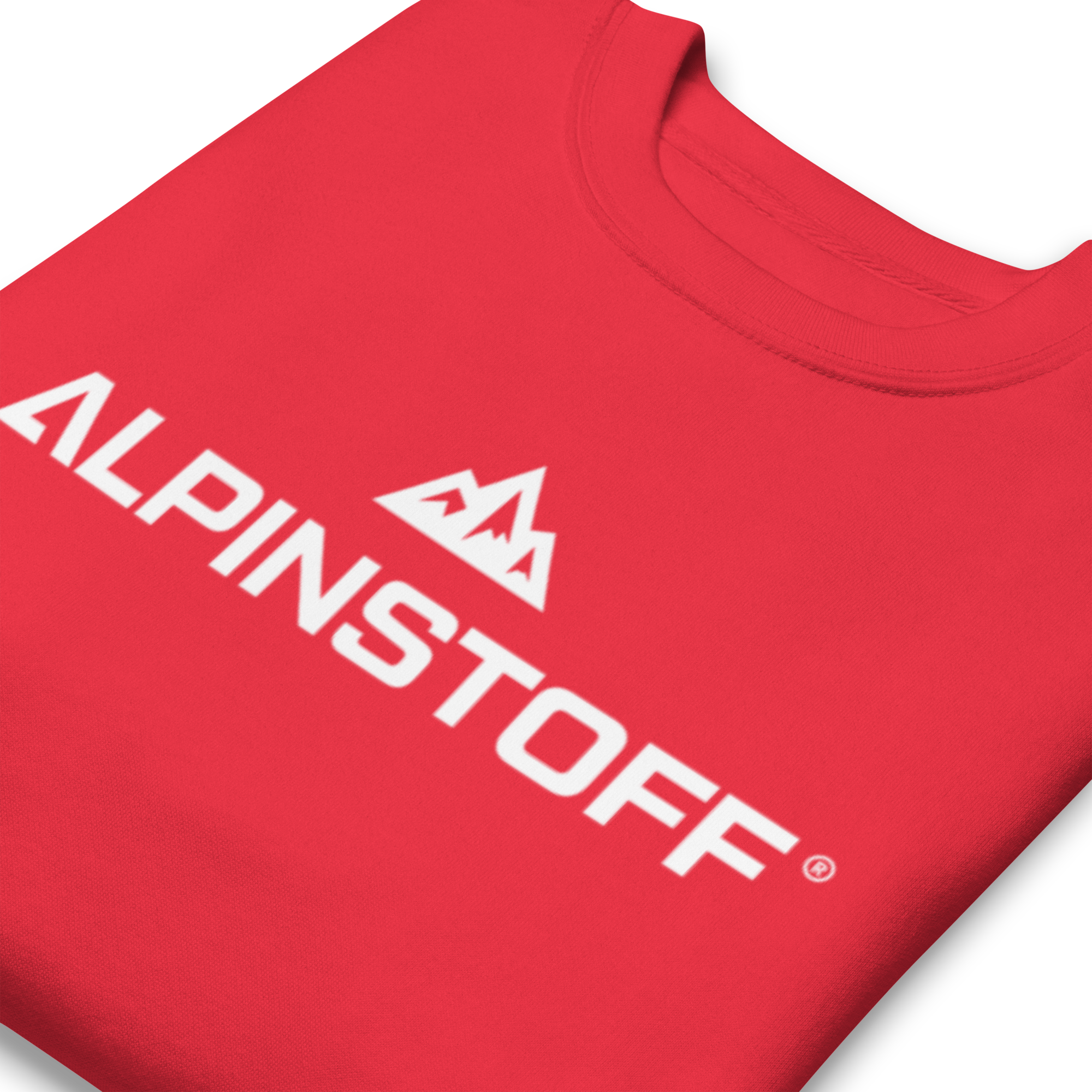 ALPINSTOFF® Premium Crewneck – White Print Edition