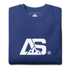 ALPINSTOFF® Premium Crewneck – White Monogram Edition
