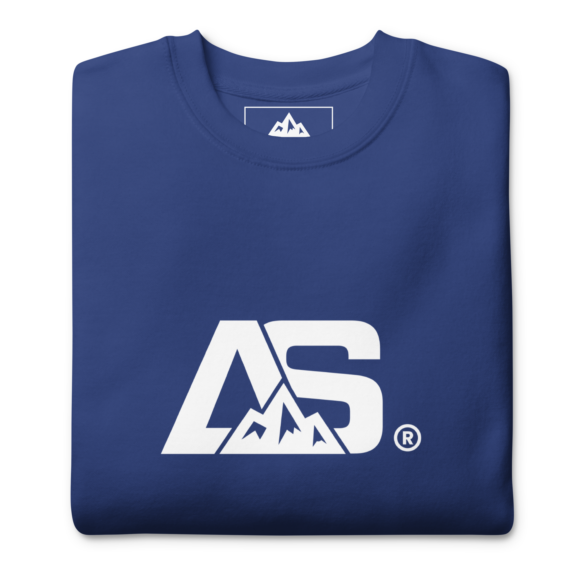 ALPINSTOFF® Premium Crewneck – White Monogram Edition