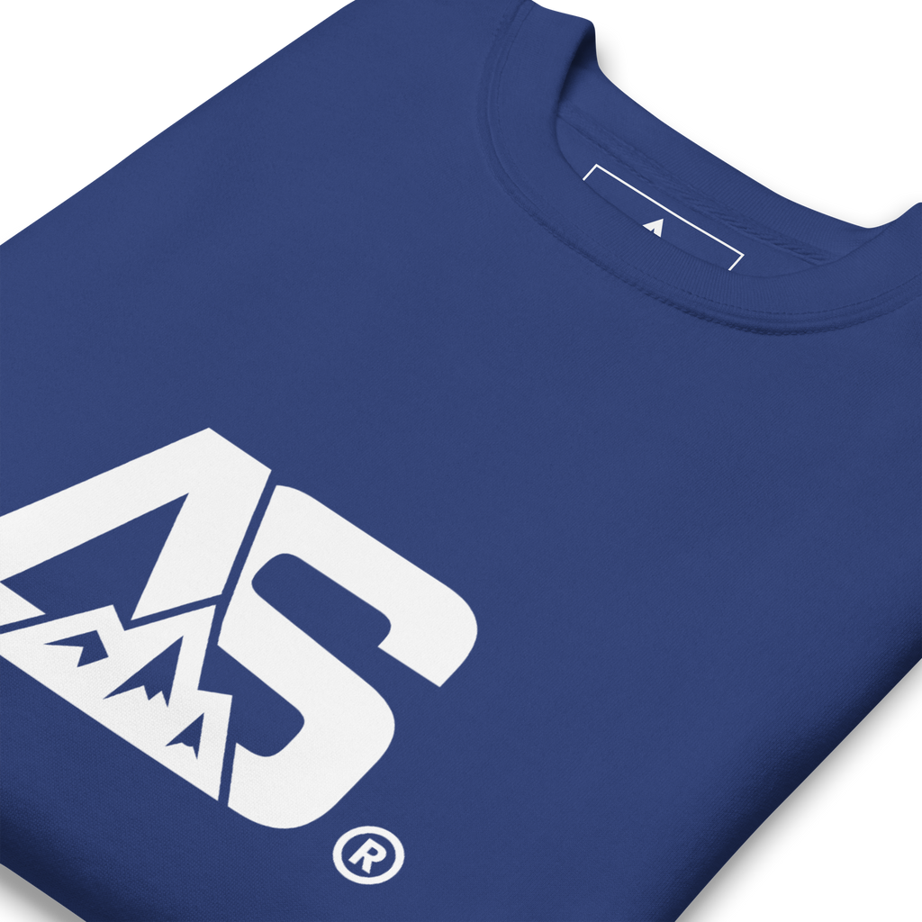 ALPINSTOFF® Premium Crewneck – White Monogram Edition