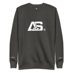 ALPINSTOFF® Premium Crewneck – White Monogram Edition
