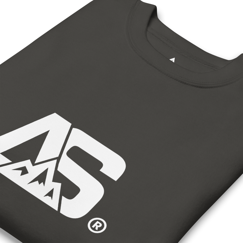 ALPINSTOFF® Premium Crewneck – White Monogram Edition