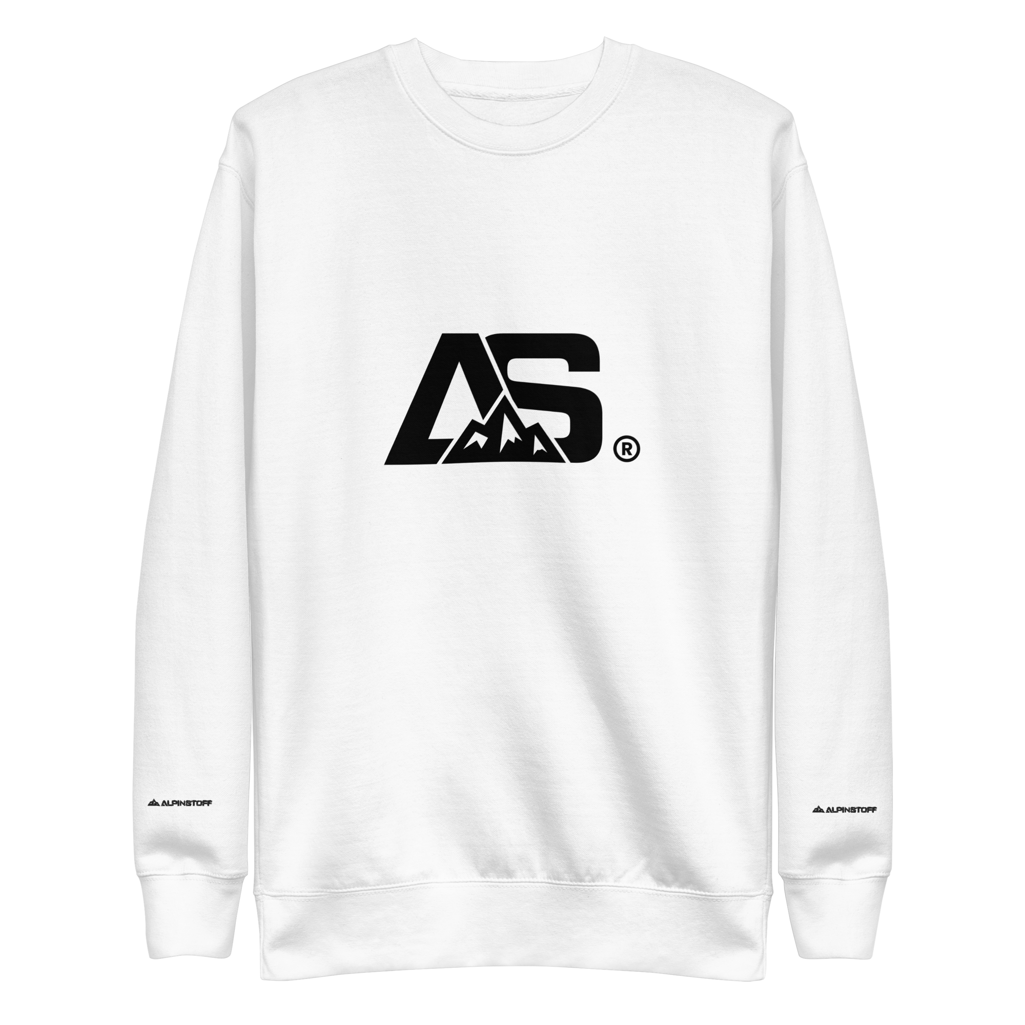 ALPINSTOFF® Premium Crewneck – Black Monogram Edition
